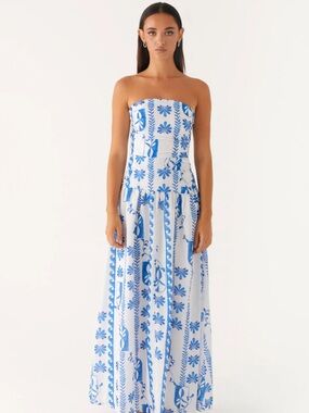 Peppermayo Carmel Maxi Dress - Floral Wave